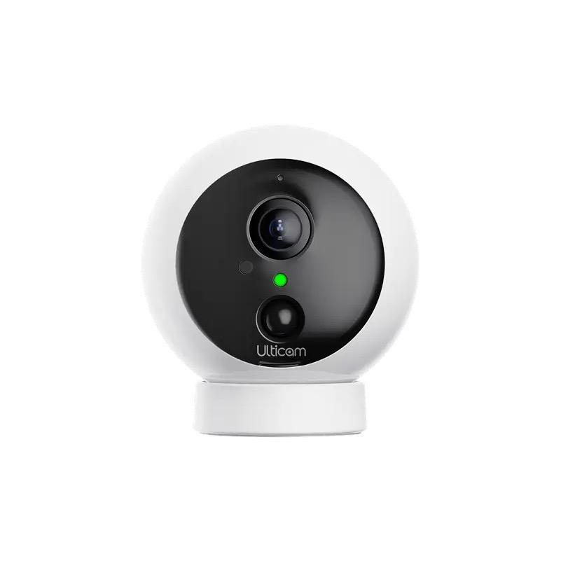 Ulticam Dot 2K UHD Wireless Security Camera 4-Pack – Smart WiFi home security cameras with AI motion detection and night vision, front view.