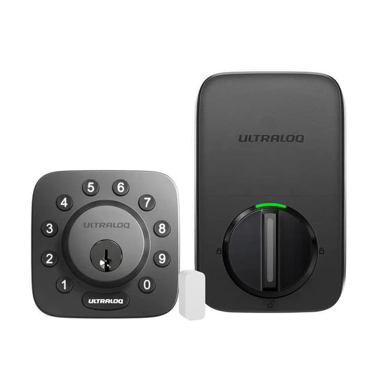 Ultraloq U-Bolt WiFi Smart Deadbolt – 5-in-1 keyless entry door lock with backlit keypad, smartphone control, and secure smart home integration.